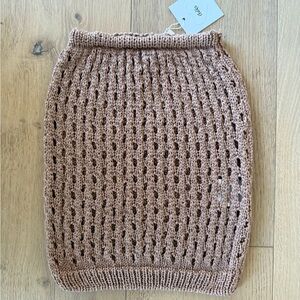 NWT Adika Crochet Knit Mini Skirt